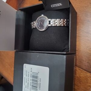 NEW Citizen Eco-Drive Silver Watch Womens